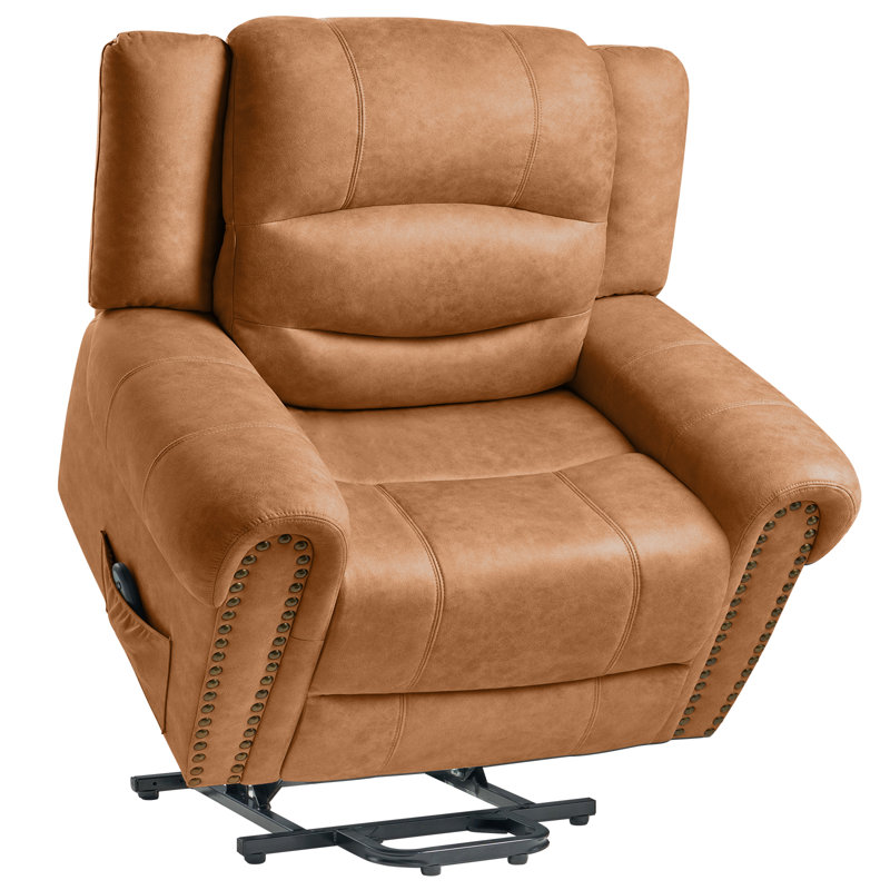 Fauteuil inclinable électrique Attore, Brown Fabric
