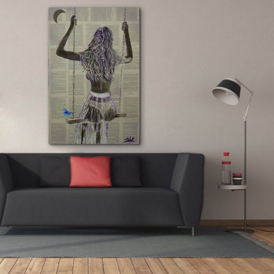'The Swing' by Loui Jover Canvas Wall Art
