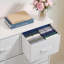  Commode haute 13 tiroirs en tissu, tour de rangement moderne-1160186343