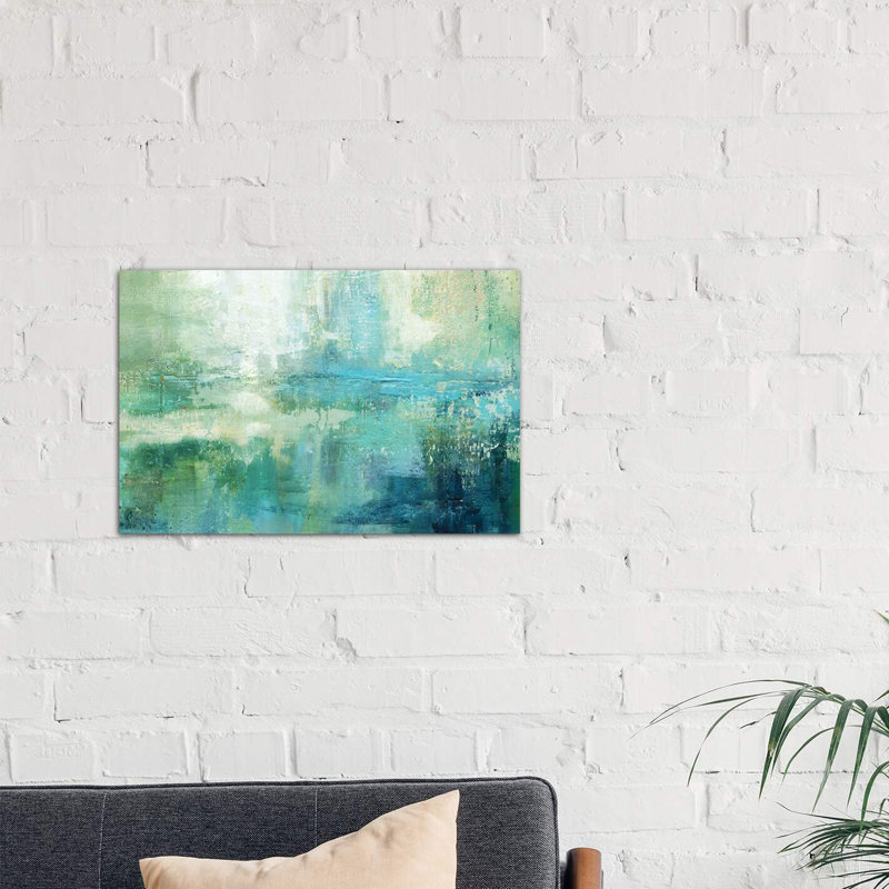 Lily Lake by Carol Robinson - Painting on Canvas, 66.04 cm H x 45.72 cm W x 1.91 cm D, No Frame