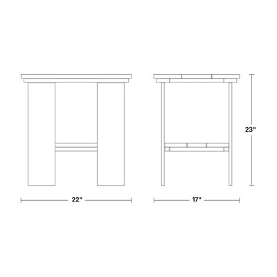 Table d'appoint contemporaine