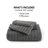 3PCS Full/Queen Waffle Washed Duvet Set-130784341
