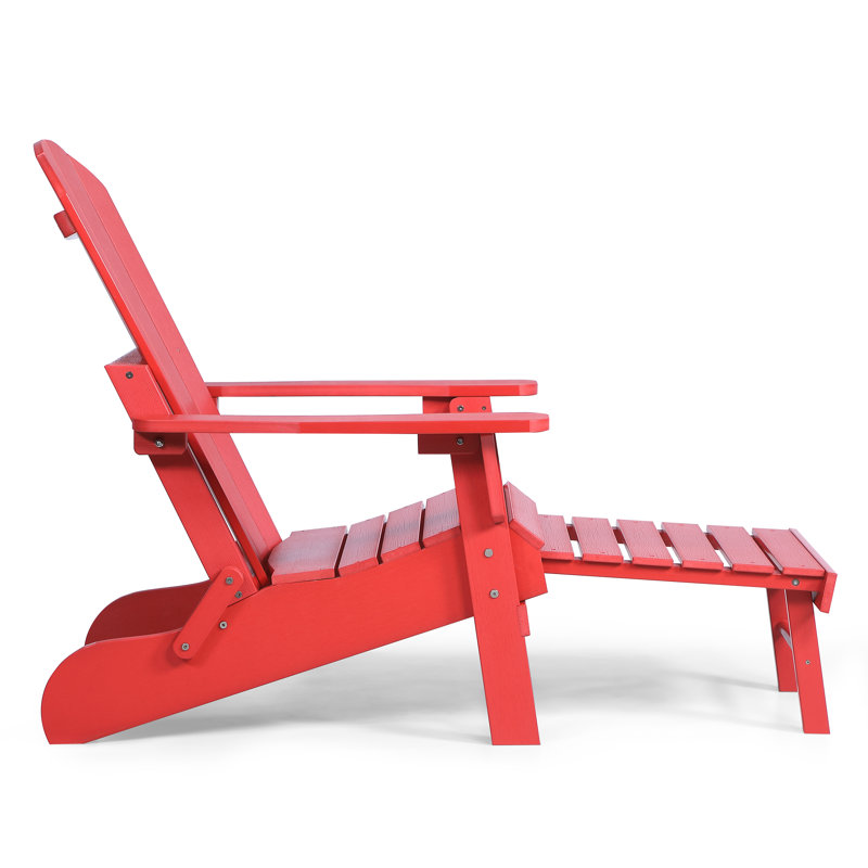 Chaise Adirondack, Rouge
