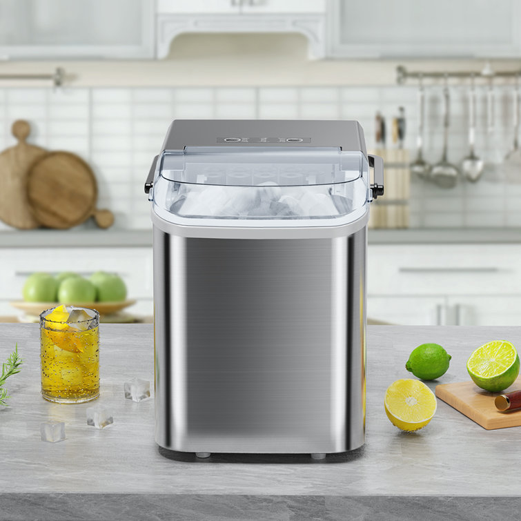 Sunshine Stainless Steel Portable Ice Maker - Ice Makers Countertop with Ice