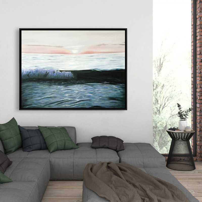 «Desatured Sunset», reproduction sur toile