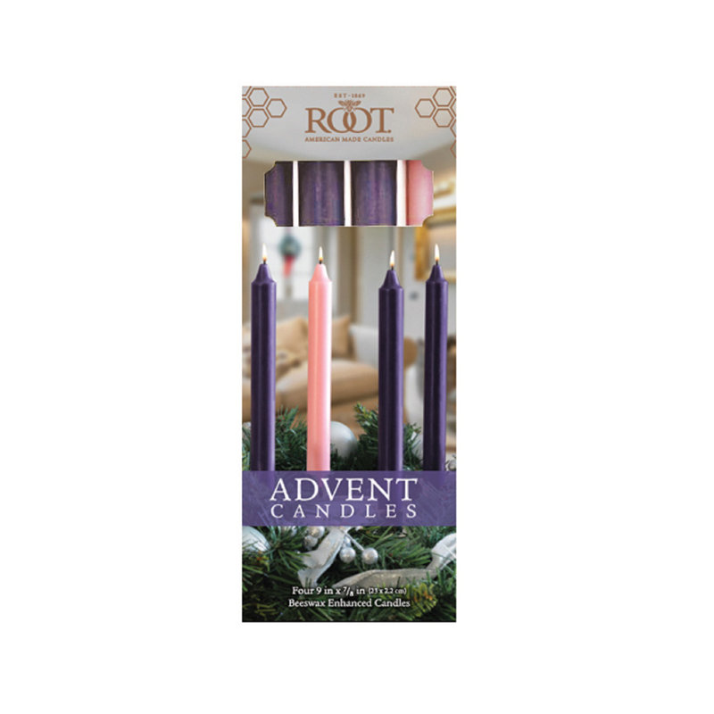 Advent Unscented Taper Candle