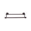 Edwardian Bath Double 32 1/2" Wall Mounted  Towel Bar-1975549983
