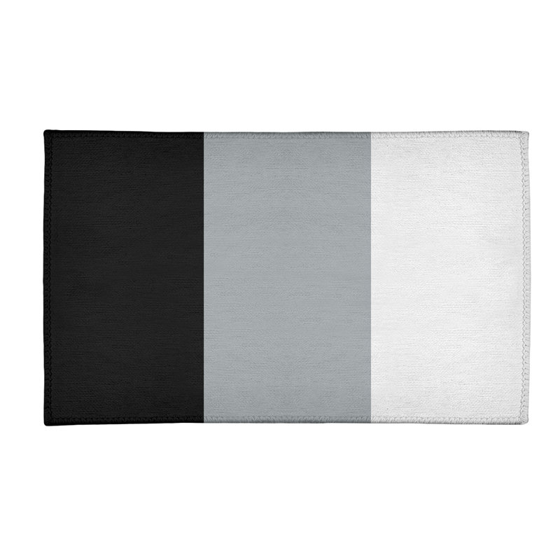 Tapis de zone en polyester à rayures football, Rectangle 2 pi x 3 pi