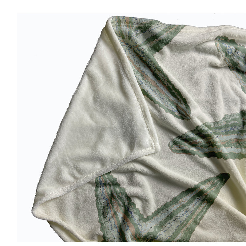 Jeté d'été Starfish Constellation 30 po x 40 po, L 30 po x L 39,75 po, Sauge