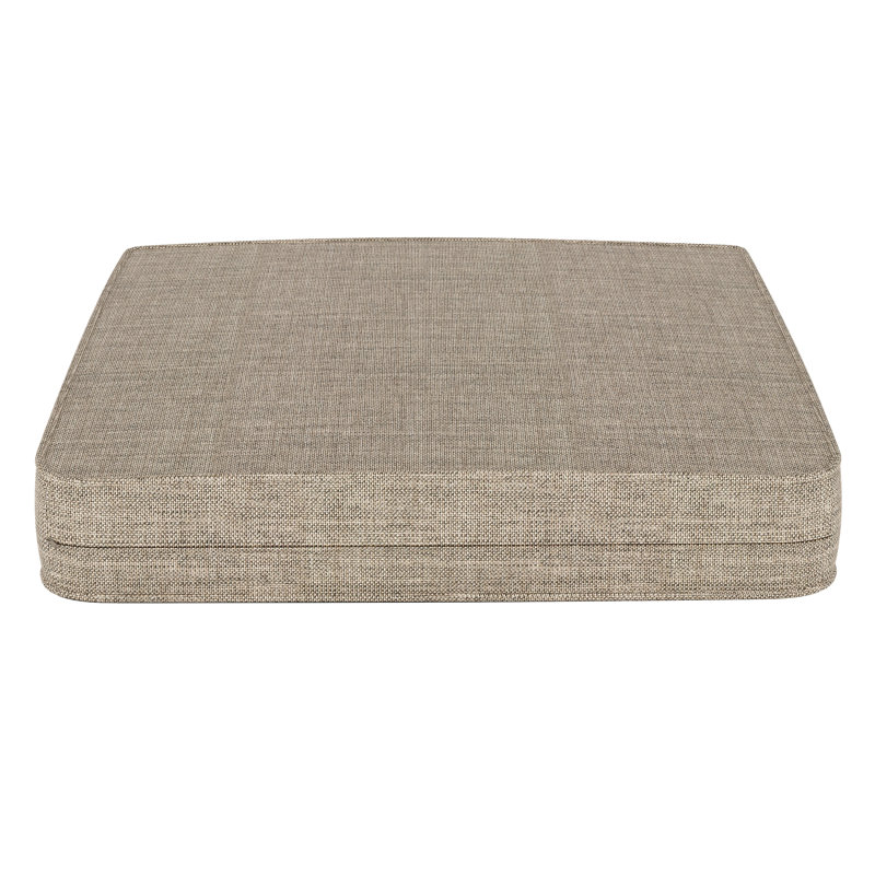 Outdoor Sunbrella® Seat Cushion, Cast Shale Sunbrella® Plainweave
