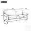 Canapé moderne à 2 places avec accoudoirs roulés pour petits espaces, canapé rembourré 2 places élégant et confortable, parfait pour les salons et les coins de lecture