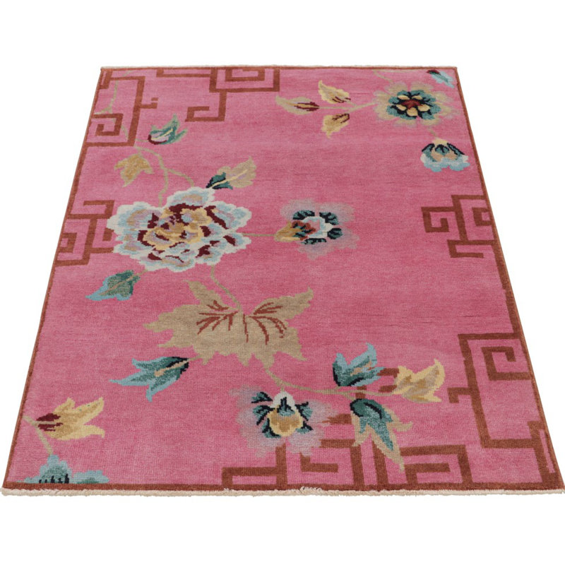 One-of-a-Kind 3'1x4'2 Hand Knotted Area Rug
