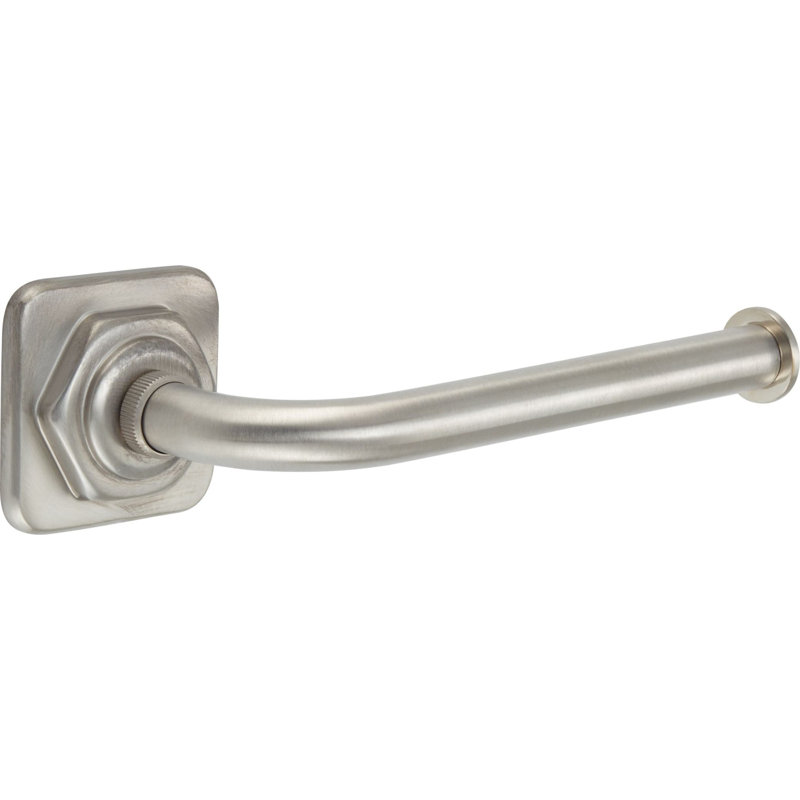 Steampunk Bay Single Post Toilet Paper Hand Towel Holder, Antique Brass Flat