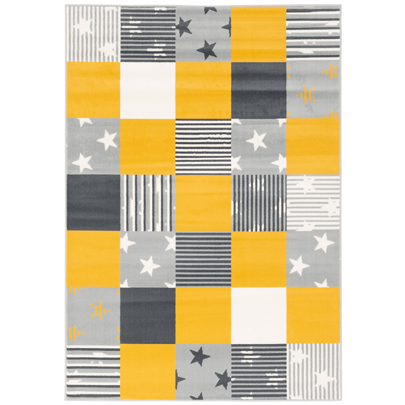 Hawkinge Chequered Area Rug, Rectangle 190 x 280cm