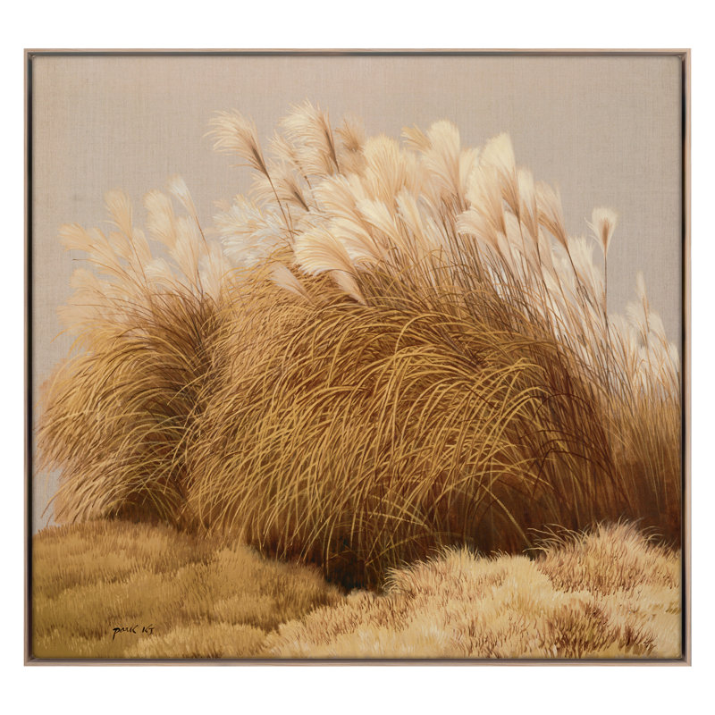Grassland Breeze Print by Park, Kwang-Jin, Maple Floater Framed, 50'' H x 54'' W