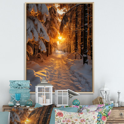 Benboe Alaska Silent Winter II, reproduction d'art sur toile