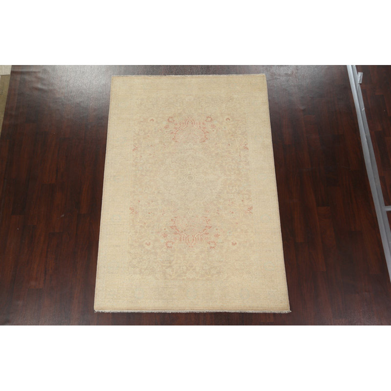 Tapis noué à la main One-of-a-Kind Raahill
