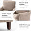 Chaise d'appoint Mid-Century avec coussins-51423351