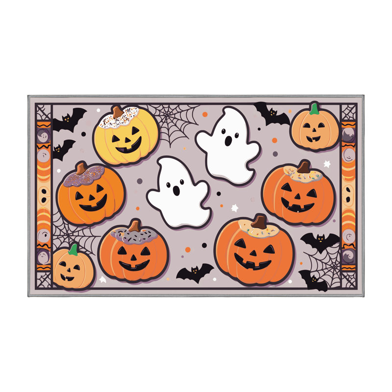 Tapis de Noël lavable The Holiday Aisle®, Rectangulaire 2 pi x 3 pi