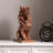14.5" H Sitting Lion W/Crown Resin Statue Home Decor Living Room Display-109757796