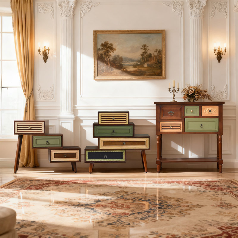 Commode brune rétro «Fienley»