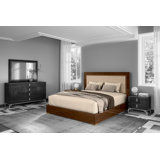 Valencia Upholstered King Size Bed With Standard Frame