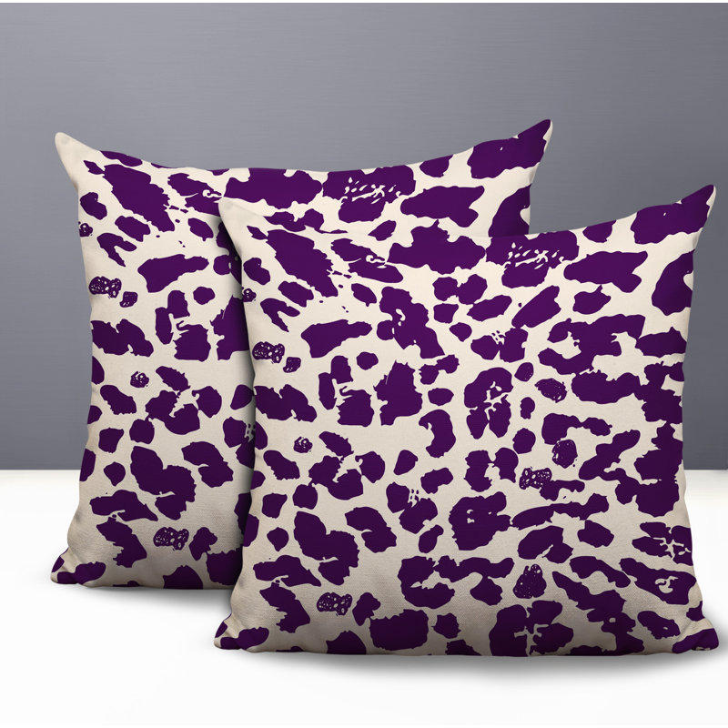 Coussin intérieur / extérieur Lexy, 18x18, Purple