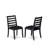 14-piece Modern Dining Table Set a Rectangular Xtenczar Dining Table with a coffee Table and 12 Black Linen Fabric Stackable Chair, Wire Brushed Black Finish.-124569961-124569962-124569967