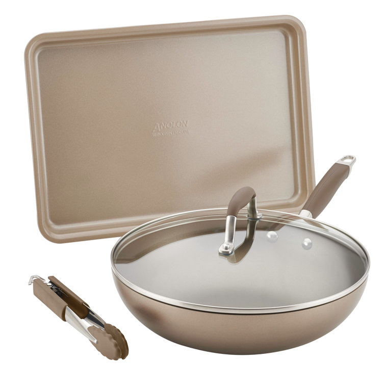Anolon Advanced Umber Hard-Anodized Nonstick 7-Quart Covered Square Dutch Oven