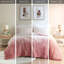 Édredon en fausse fourrure chaude Blush - simple / simple TG