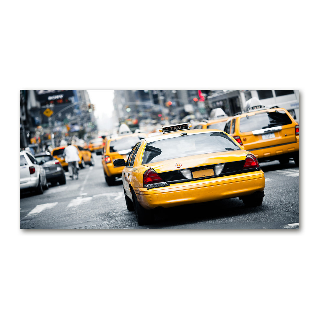 Taxis New York - Ungerahmte Kunstdrucke auf Leinwand