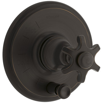 Garniture de valve à pression équilibrée Artifacts Rite-Temp avec inverseur à bouton-poussoir et poignée à griffes