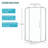 Shower Door 34-1/8" X 72" Semi-Frameless Neo-Angle Hinged Shower Enclosure, 5/16 In. (8Mm)-120984585