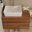 Petit meuble-lavabo flottant simple 31,5 pouces avec lavabo-1050303232