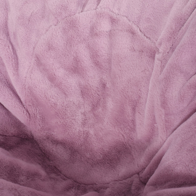 Kavel 3 Foot Rounded Bean Bag, Lavender