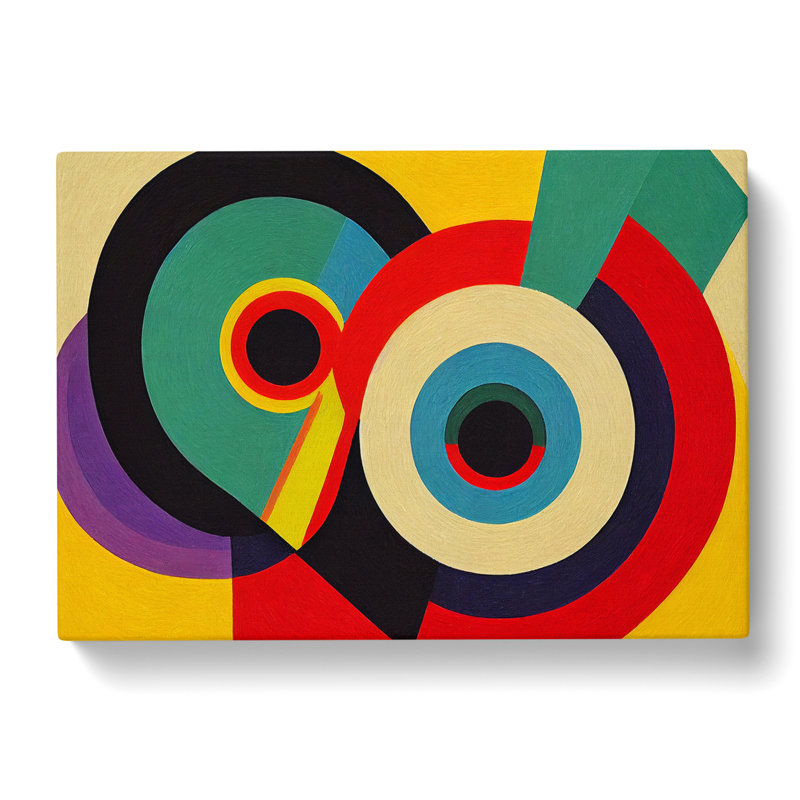 Masterful Modern Abstract - Wrapped Canvas Print, 40cm H x 60cm W x 3cm D