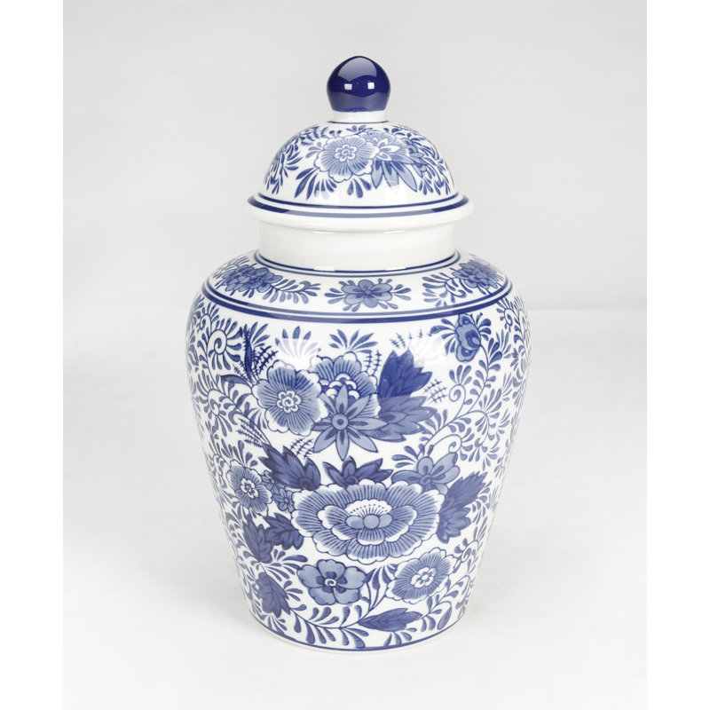 Alauna Porcelain Ginger Jar