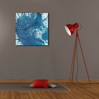 Epic Graffiti 'Crystalline 4'  by Chariklia Zarris Canvas Wall Art, 26" x 26"