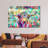 " Colourful Highland Cow "-1991194262