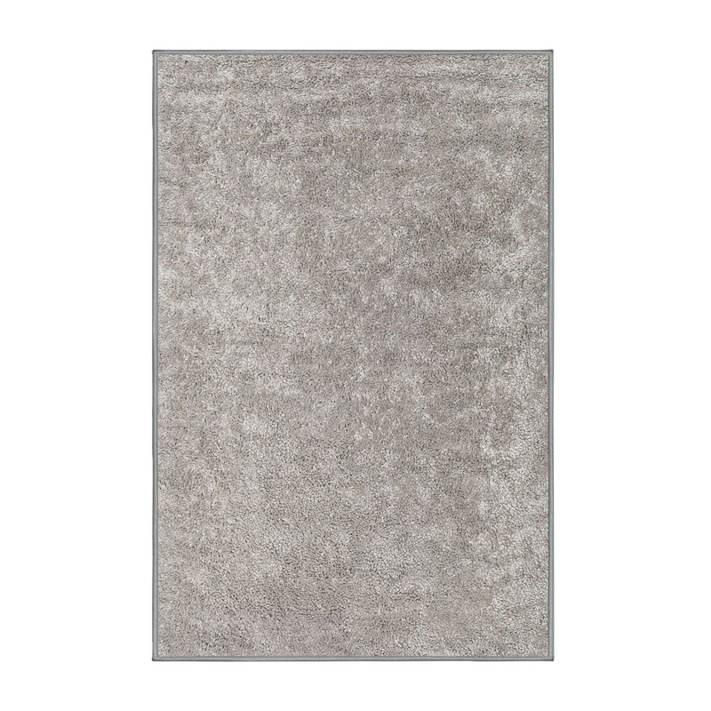 Tapis contemporain gris, Rectangle 8 pi x 12 pi