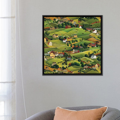 «Pleasant Valley», reproduction d'art sur toile tendue