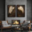 Art mural rétro encadré, beaux-arts, antique classique pour chambre à coucher-696600289-696600291
