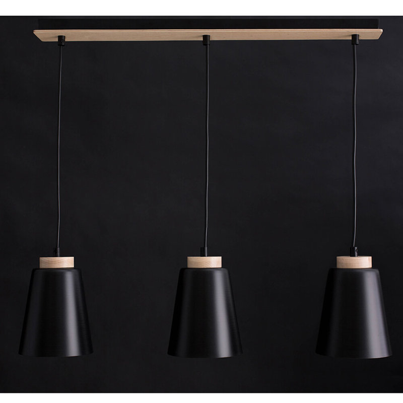 Bauman 3 - Light Pendant, Black