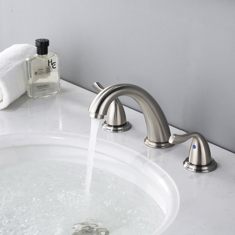Robinet de salle de bain Carles, Nickel