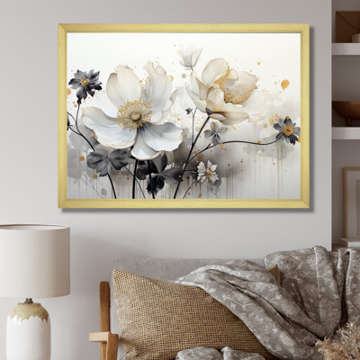 Beige Flowers In Full Bloom II - Flowers Wall Art Prints