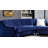 Velvet Curved Sofa-2006709729