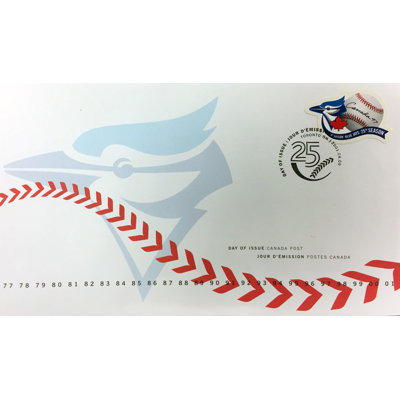Blue Jays Day of Issue Collectible Postage 1992 World Series (7" by 4.5")