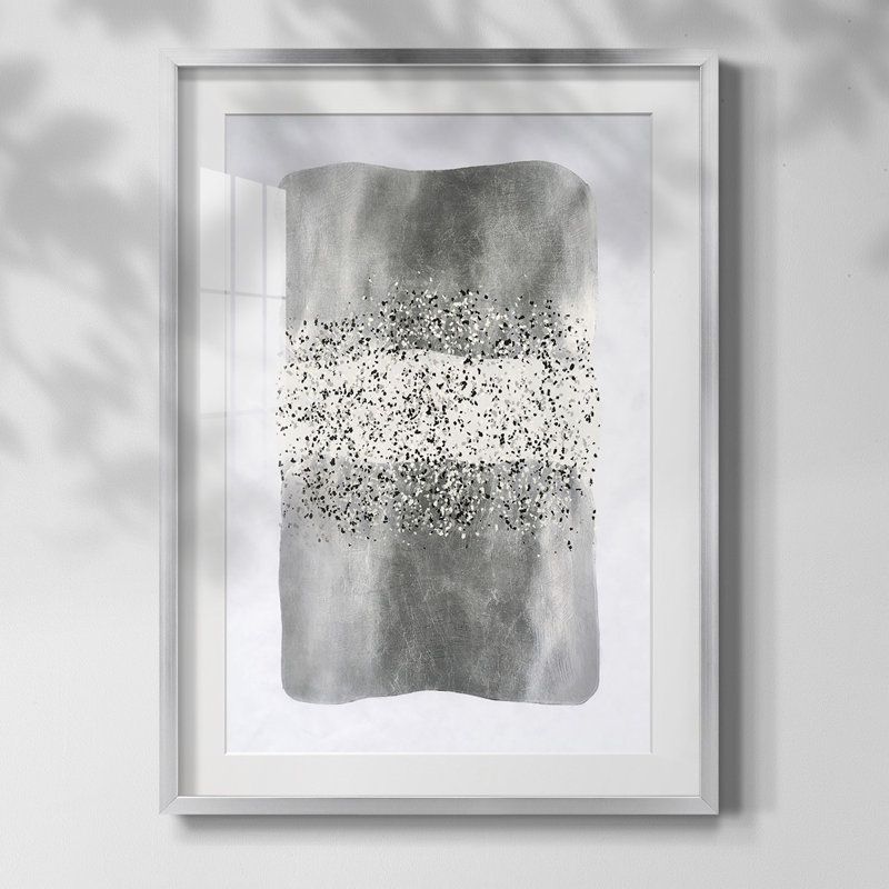 Dinorah néoprène II - reproduction de cadre photo, H 20 po x l 16 po, Papier avec cadre argenté