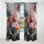 Rideau à motif floral en velours Talapoosa-526411501