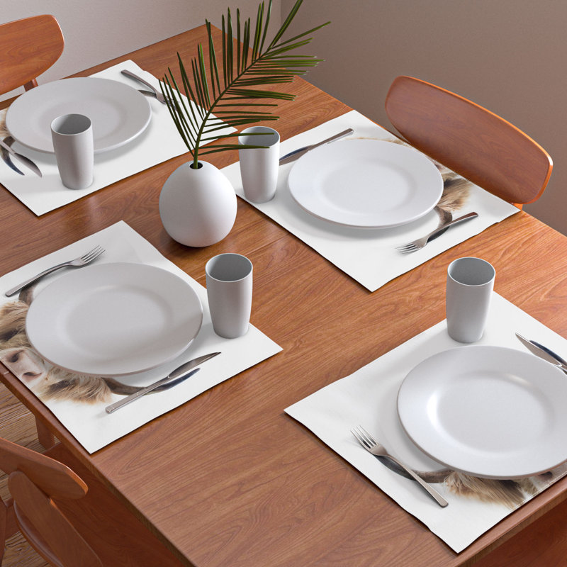 Hyeres Cotton Animals/Nature Rectangle Placemat